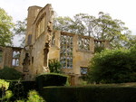 Part of the original castle, this ruin of the banqueting hall is attached to one side of the castle and is now a garden wall.