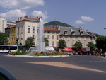 The Millau viaduct takes its name from the nearby town of Millau, this is the main square.