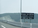 The main reason for our trip to France, Le Viaduc de Millau!  An impressive engineering marvel of a bridge that is 2.5 km long and 1000 feet high.  WOW.