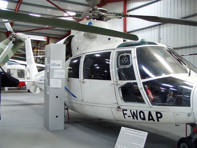 Eurocopter 'Dauphin'. This was the first Dauphin built by Eurocopter (Aerospatiale built loads), and was used as a fly-by-wire testbed.