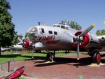 These photos are taken at the Castle Air Museum. We will try to match the planes with their names...! Apologies to any airplane buffs for calling them the wrong thing!

We think this was a WWII plane but can't find the name for it in the booklet.