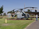 This was the only helicopter. A Kaman HH-43B Huskie, not to be confused with a Hillman Huskie...