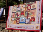 Amador also had a craft shop displaying these beautiful handmade quilts.