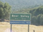 This Bear valley is not the same one we went through on our way to the mountain cabin. There was a lot less trees at this one but it was just as hot. Just a small collection of old buildings and a few houses here.