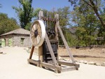 Another piece of mining hardware - a stamp mill that crushed the ore in order to extract the gold.