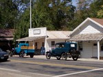 Still at Coloma, this pic is of the main street which doubles as Highway 49. There was a vintage car rally passing through when we were there.