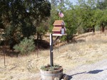 Couldn't resist a pic of this letterbox just outside Jackson... too cute, and so patriotic!