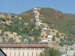 Here is a hydro-electric power station at Moccasin Creek. Still on Highway 49, this was just before a very windy spectacular scenic section of the highway.