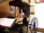 The next town on Highway 49 is San Andreas. We chatted to an interesting old character at the Calaveras County Museum. This is a photo of the foyer of the musuem, the original courthouse, built 147 years ago, is through the door at the right.