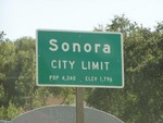 You guessed it, another road sign, this time Sonora, one of the main towns along the way. Nearby is another town called Columbia that has a historic gold rush era town that is preserved, much like the one we saw at Coloma. It was extremely hot so we didn't stop at that one! I promise the next page is more interesting (not all road signs) - Rod, don't give up your day job...!