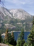 Our destination for the day was actually Lake Tahoe. This lake is huge and spans the borders of California and Nevada. We had a nice picnic lunch at Emerald Bay on the west side of the lake. Similar scenery to other parts of the Sierra Nevada mountain range, this photo shows the scale of the nearby mountainside.