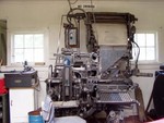 At Roaring Camp they also have a working Linotype machine from the 19th century. It has 60,000 parts of which 15,000 move! Probably has broken down less than most computers....!