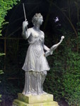 There were lots of statues in the gardens, including this one of a violinist.