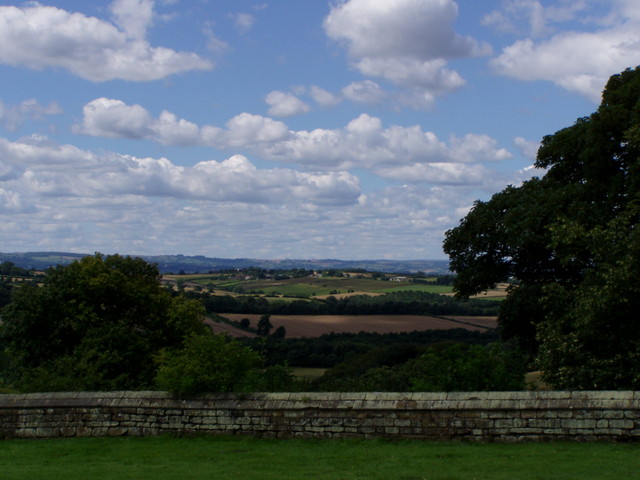 On the way to Sheffield we took a detour to visit Hardwick Hall, the home of Elizabeth I.  It sat atop a hill with this outlook.