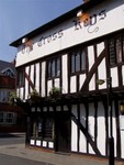 Another very old building, the Cross Keys Hotel near the centre of Saffron Walden.