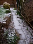 Snow on the back garden, Feb 05.