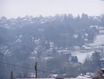 A view of the recent snow, this photo shows Watledge and the Common covered with a blanket of snow, Feb 05