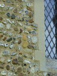 A close-up of the outside of the church, made with local stones presumably.  Has a definite 'made by the people for the people' feel to it!