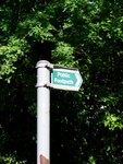 One of the ubiquitous footpath signs you see everywhere in the UK.  Generally passable but not necessarily very well maintained, this one is OK though.