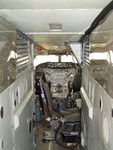 A view of the cockpit for the Concorde... 