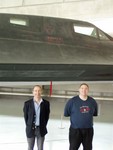 Rod and Tim in front of our collective fav, the SR71 Blackbird.  You can tell by their grins they were enjoying this!  The next several pics are of the SR71.