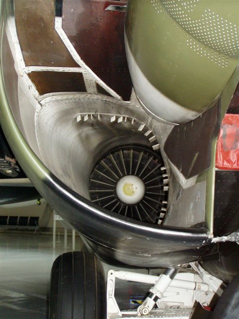 The front end of a jet engine...