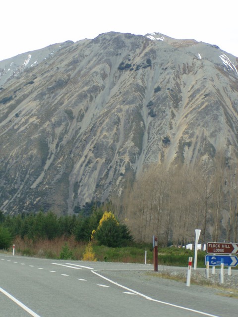 The turnoff to Flock House area, one of the more remote places in NZ.