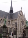 The outside of the church across the road from Parc Egmont...