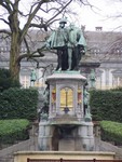 The same park as the last photo with statue of 'Egmont'.  We assume that's where Mt Egmont (NZ) got the name???