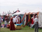 At the festival you could buy all sorts of medieval themed things, and you could even hire an outfit to wear to get in the 'spirit' of the day.  Lots of people did this so it seemed very much like you had regressed to 1307.  Thankfully no black plague, though!