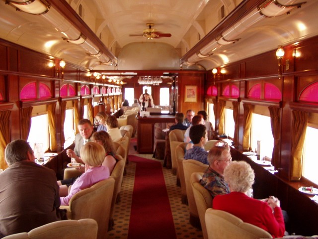 We spent about an hour in this carriage, could have gone to the wine tasting carriage but thought it would be unwise to tast on an empty tummy then have to drive home after...