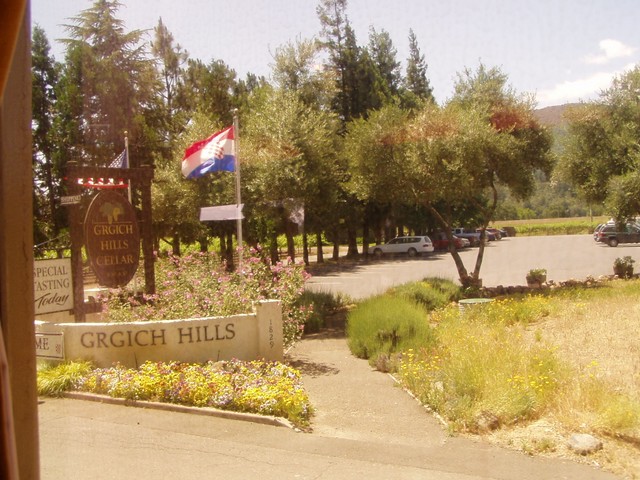 One of the more famous Napa Valley wineries along the route.