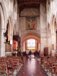 Burford - another photo of the inside of the church.