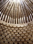 This building was apart from the main ruins, and it was a Dovecote.  Strangely enough it housed Doves. It was very difficult to photograph as it was so dark inside.