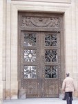 The Louvre's back door.