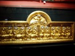 Many of the artefacts in the Museum are religous based.  This gold thingy depicts the last supper.