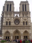 One of the must-see places in Paris, the Notre Dame (Church of Our Lady).  A fabulous building and huge inside with lots of things to see.  We happened to be there during a Mass and sat in for some of it.  All in French of course!  It was only about a 10 minute walk from the hotel we stayed at.