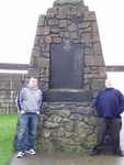 Here's Gordie and Rod at the same Stirling monument site.