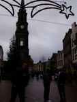 We didn't take too many photos in Scotland as it mostly rained, but here is a photo of our friend Gordie in Falkirk's town centre.