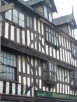 Another Shrewsbury building of the same style.  Some of these buildings are rather crookedly built but they must have done something right as they are still standing after 400 years or thereabouts!!!