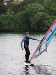 Windsurfer Darren doing his 'thing'.