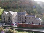 Here is another view showing the whole building.  Karen works on the same level as the main entrance and I work on the top floor close to the top window near the middle of the photo.